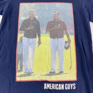 Barstool Sports Shirt Mens Small Blue Crew Golf Tee Stoolies Adult